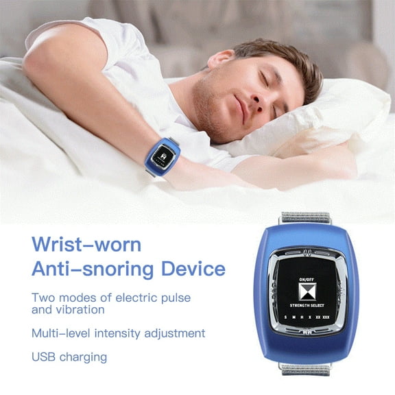 Electric Anti Snore Device,Wrist Watch Anti-Snoring Pluse Sleeping Aid Help Sleep Solution,Stop Snoring Intelligent Apnea Guard