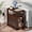 Espresso, variant on GALAXHERO Farmhouse End Table with Storage Narrow Side Table for Living Room Small Table with USB Ports and Outlets for Bedroom Espresso