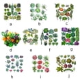 thumbnail image 2 of Inteprter Accesorios para fotos microsuculentas Plantas simuladas Multifuncional Artificial Realista Decoraciones de bonsái de buen aspecto SET0824 Flores artificiales SET0864 Paquete de 24 273G Inteprter HA060204-05B, 2 of 6