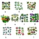 thumbnail image 2 of Ounissouiy Suculentas falsas, accesorios para fotos, plantas decorativas simuladas, bonsái, decoraciones para el hogar, patios, césped, maceta, SET0836 Flores artificiales SET0864 Paquete de 24 273G Ounissouiy HA060204-05B, 2 of 6