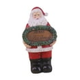 thumbnail image 3 of Figura de Papá Noel de resina, figura artesanal, recuerdo de fiesta, decoración pintada a mano, estatua de Papá Noel, decoración navideña para granja A, 3 of 8