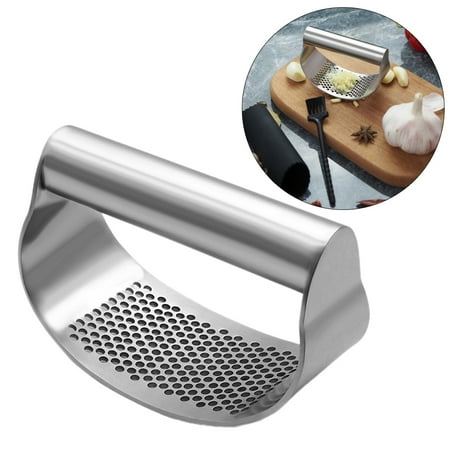 

Stainless Steel Garlic Press Rocker Garlic Masher Squeezer Slicer Chopper Home Mincer Kitchen Tools Accessories
