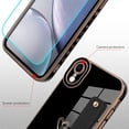 thumbnail image 2 of Compatible with iPhone XR Case Love Heart Wristband Plating Electroplate Luxury Elegant Case Camera Protector Soft Kickstand + Screen Protector Protective Shockproof Back iPhone XR -Black, 2 of 6