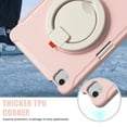 thumbnail image 6 of Dteck Case for iPad Air 11 Inch (2024), Military Grade Protective Cover for iPad Pro 11 Inch (2022-2018) / iPad Air 5th & 4th Gen 10.9 Inch with Pencil Holder Rotating Handle Grip Stand,Pink, 6 of 8