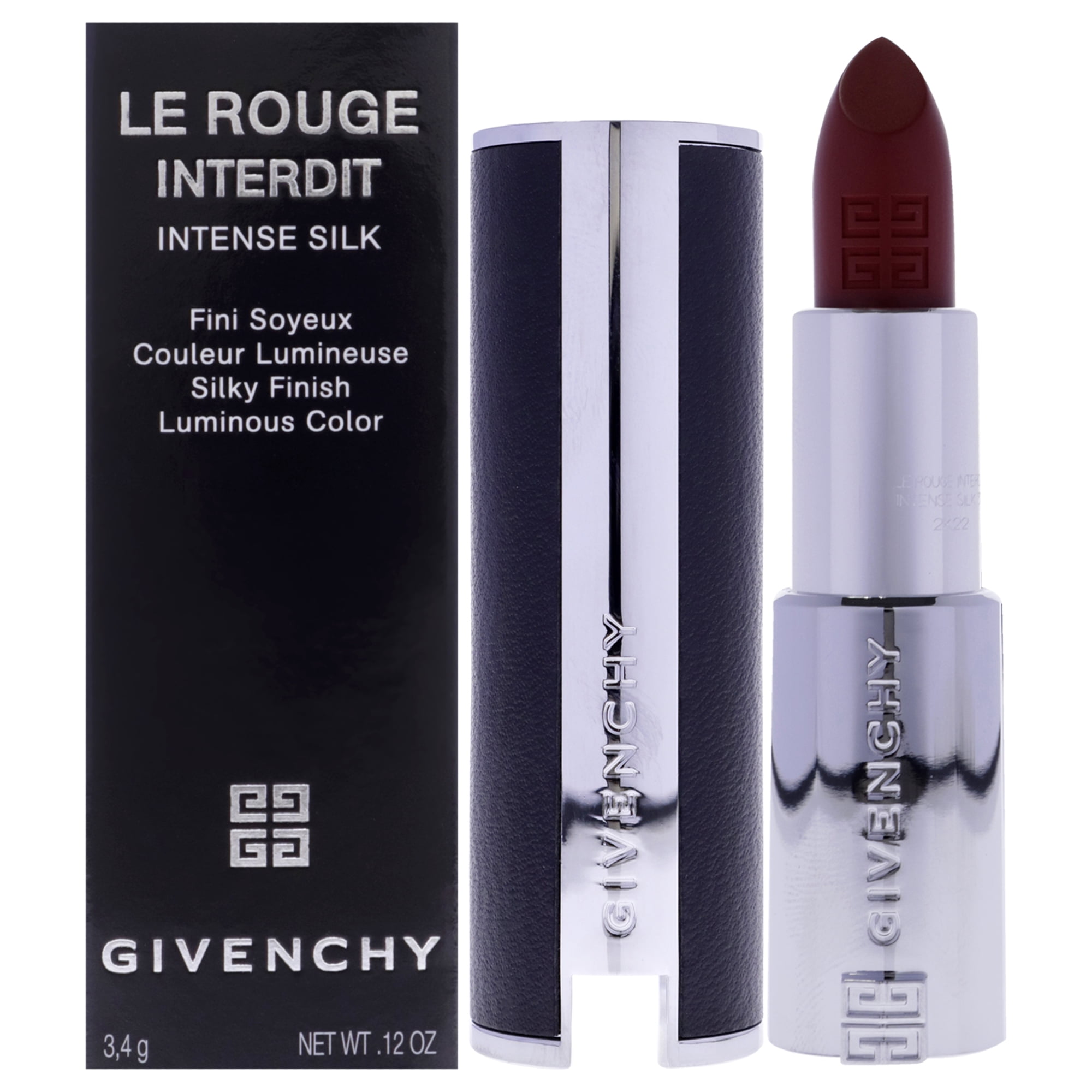 Le Rouge Interdit Intense Silk Lipstick 37 Rouge Graine by Givenchy for Women 0.12 oz Lipstick Walmart