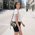 thumbnail image 5 of FORMRS Mini Crossbody Bag for Women Adjustable Shoulder Rope Travel Casual Phone Purse, Beige Record, 5 of 7