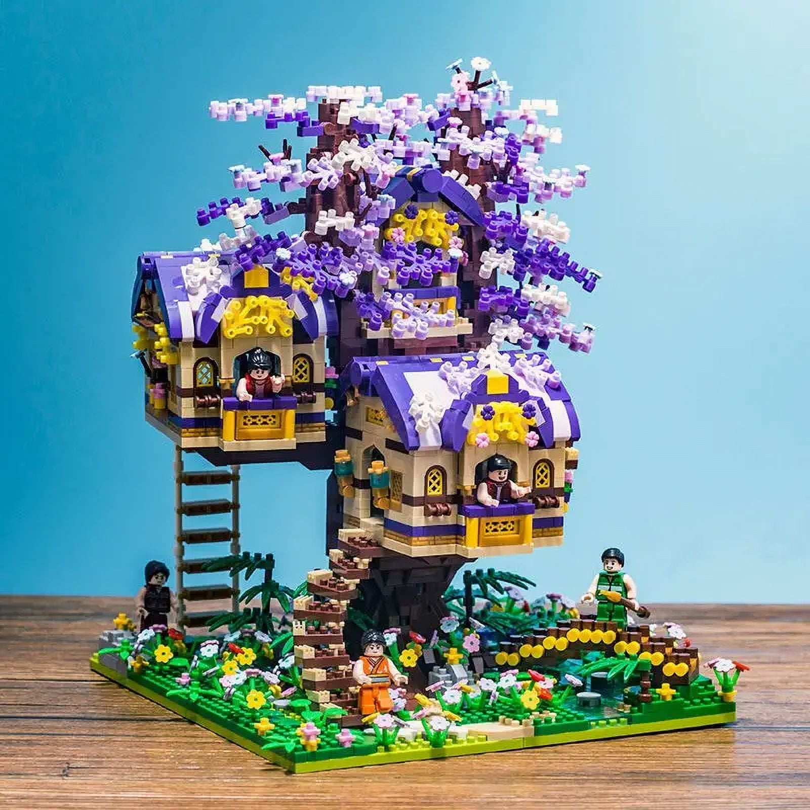 Tree House Smart Building Blocks Creative Small Blocks Building Streetscape Toy Compatible With LEGO Blocks