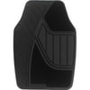 Goodyear 4pc Premium Carpet/Rubber Floor Mats, Black