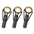 thumbnail image 1 of Unique Bargains 6.2mm Tube Dia Canne à Pêche Conseils Kit de Réparation Anneau en Acier Inoxydable Guide 3 Pack, 1 of 5