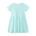 thumbnail image 4 of Gubotare Baby Girl Birthday Dress Baby Girl Butterfly Dress Tutu Ruffle Sleeveless Dresses Party Dress 2T 3T (Light Blue,2-3 Years), 4 of 8