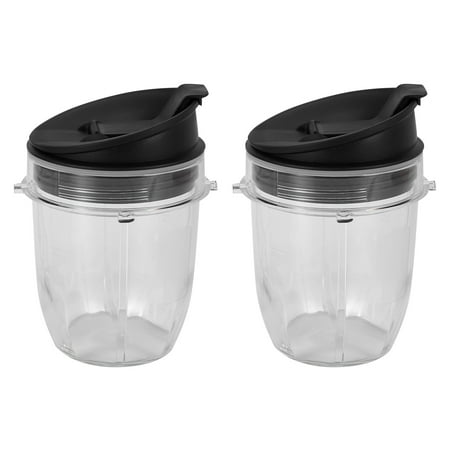 

Juicer Accessories Cup Lid for Ninja Juicer for Nutri Ninja 12Oz CUP 12 Ounce Blender Jar 2 Pack of 12 Oz for Nutri Ninja Cups with Seal Lid
