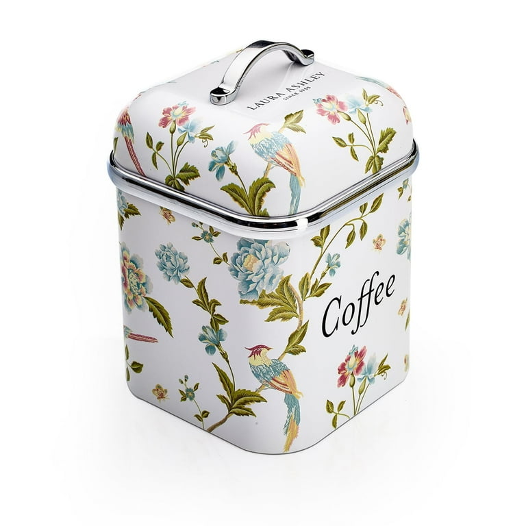 Laura Ashley, Canister Set, 3pc Elveden White, Kitchen Storage