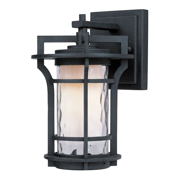 Maxim 65782Wg Oakville 10" Tall Led Wall Sconce - Black