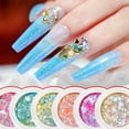 thumbnail image 7 of Cloud Aurora Flakes H - Dreamy Cloud Brocade Mirror Nail Sequins Powder, Fairy Color Highlight Pigment for Nail Art, Nail Powder Easter Mother'S Day Stive Nail, 7 of 7