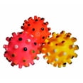 thumbnail image 5 of 3 Pack Small Squeaky Dog Toys Bouncy Spike Ball Color Full Tip Puppy Lot, 5 of 6