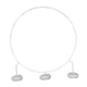 thumbnail image 2 of Arco de boda circular con soporte para globos, marco redondo para fiesta de cumpleaños y jardín. Diámetro 180cm, 2 of 9