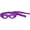 Purple, variant on Super Hero Turtle Mask Ninja Eyemasks 4 colors Adult Halloween Costume Accessory