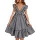 thumbnail image 1 of Vestido de Fiesta de Navidad de las Niñas Manga Corta Cuello en V Fina Correa de Hombro Vestido Superior para Niños Vestido de Navidad Niña para la Fiesta Diaria Casual, 1 of 7