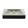 thumbnail image 5 of Claire 24" Rectangle Wall-Mount Bathroom Sink in Matte Black, 5 of 11