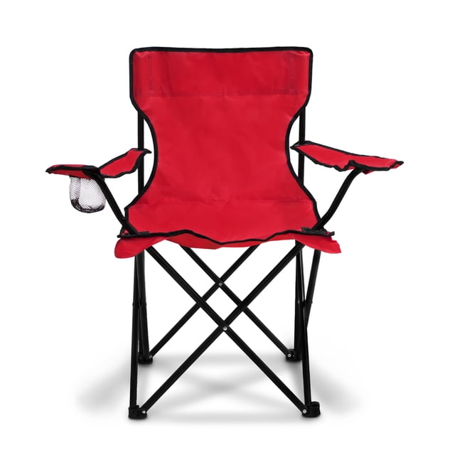Silla Plegable Para Camping, Playa, Jardín color Rojo Idea Nuova Silla plegable roja