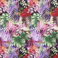 thumbnail image 2 of Zelouf Zs1905E Print Shakira  , Sewing, DIY, Crafts Fabric by the Yard, 336 Purple/pink, 5 Yard, 2 of 2