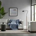 thumbnail image 2 of Gracie Mills Down Alternative Throw 50x60 Jersey Knit Microfiber Brielle Grey, 2 of 5