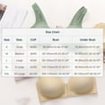 thumbnail image 3 of YHAJDS Women's Seamless Comfortable Daily Bra， Women's Bras Everyday Bras Wireless Bra Front Closure with Wide Straps Lightly Padded Cups for Gentle Lift and Support, 3 of 3