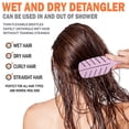 thumbnail image 4 of Hair Detangling Brush by Fiora Naturals - 100% Bio-Friendly Detangler Brush w/ Ultra-Soft Bristles, 4 of 7