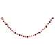 thumbnail image 2 of Guirnalda navideña de bolas rojas y blancas | Decoración de hilo de fibra de poliéster de 1,8 m con detalles de rayas | Adornos para árbol y escaparates DIY, 2 of 6