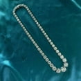 thumbnail image 2 of Gorgeous 22 Ct Round-Cut Lab Created Diamond Tennis Necklace 14K White Gold Plated 925 Sterling Silver, 2 of 2