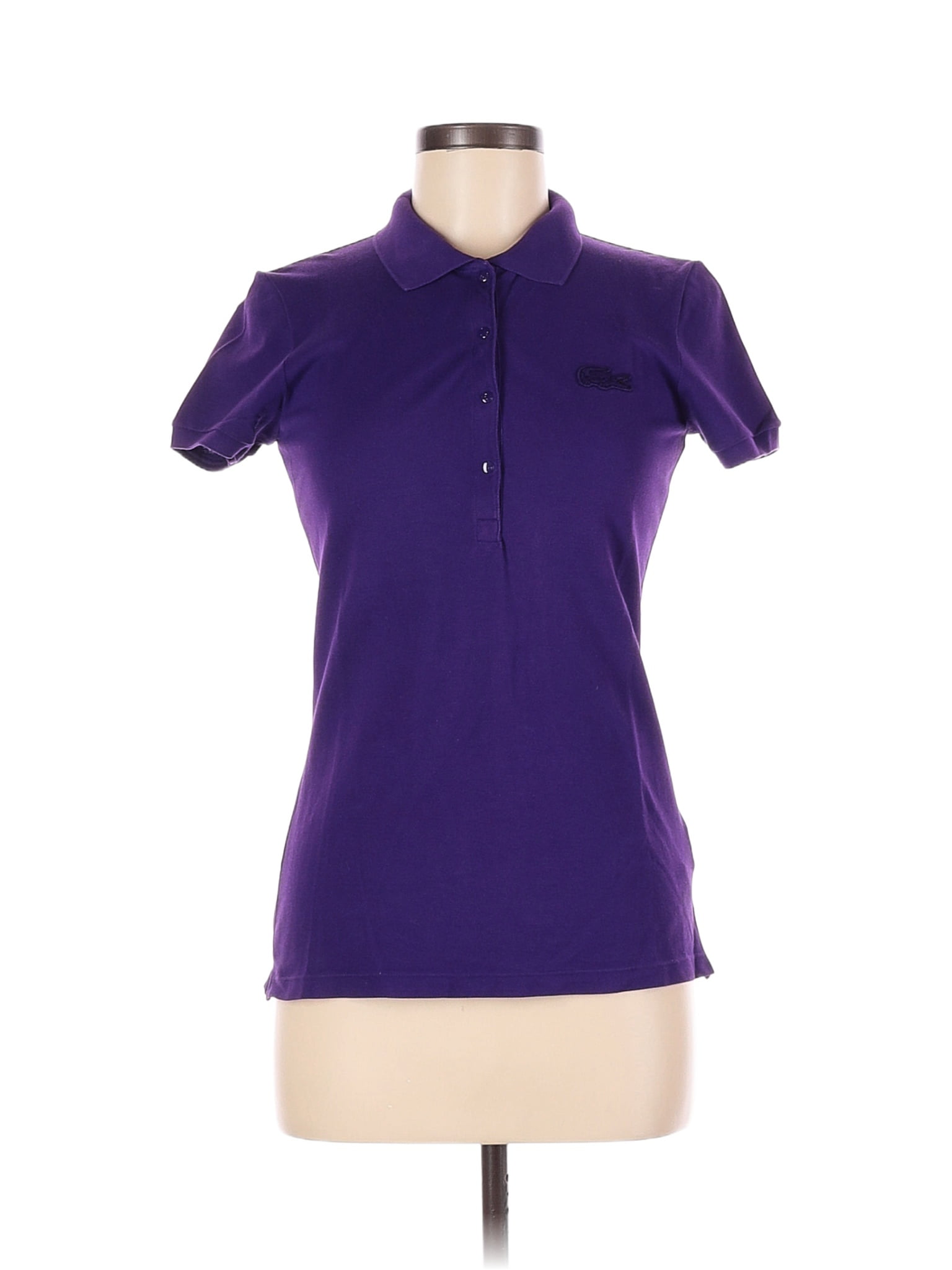 PreOwned Lacoste Women's Size 38 Short Sleeve Polo