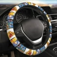 thumbnail image 2 of Win-Nie Steering Wheel Cover Elastic Stretch Breathable Vehicle Steering Wheel Protector Car Interior Accessories, 2 of 7
