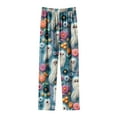 thumbnail image 6 of Halloween Pajamas Women Pants Pumpkin Printed Pajama Pants Blue S, 6 of 6