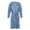 Blue, variant on YanHoo Mens Fleece Plush Robe with Hood Ultra Soft Fluffy Full Length Long with Pockets Luxurious House Coat