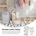 thumbnail image 4 of Sensethe 6pcs Suitcase Cubes Compression Travel Packing Cubes Luggage Organizer Suitcase Cubes For Packing, 4 of 9