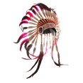 thumbnail image 3 of Tocado de plumas Yuyangstore Sombrero Indio Jefe Americano B, 3 of 8