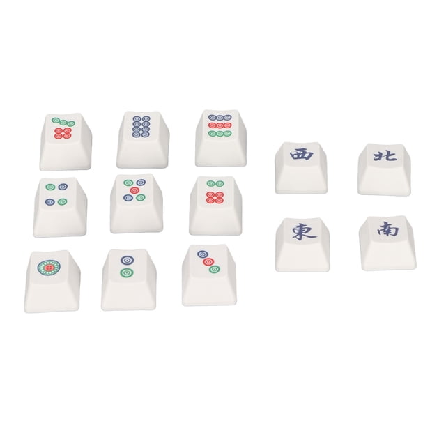 Cherry Keycaps, 13 piezas de teclas para juegos, teclas PBT, reemplazo de teclas, compactas y livianas