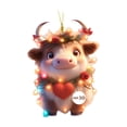 thumbnail image 2 of BOBOMOTI Valentines Day Decorations Sweet Rose Calf Ornaments for Xmas Valentine Tree Valentine’s Day Decor, 2 of 6
