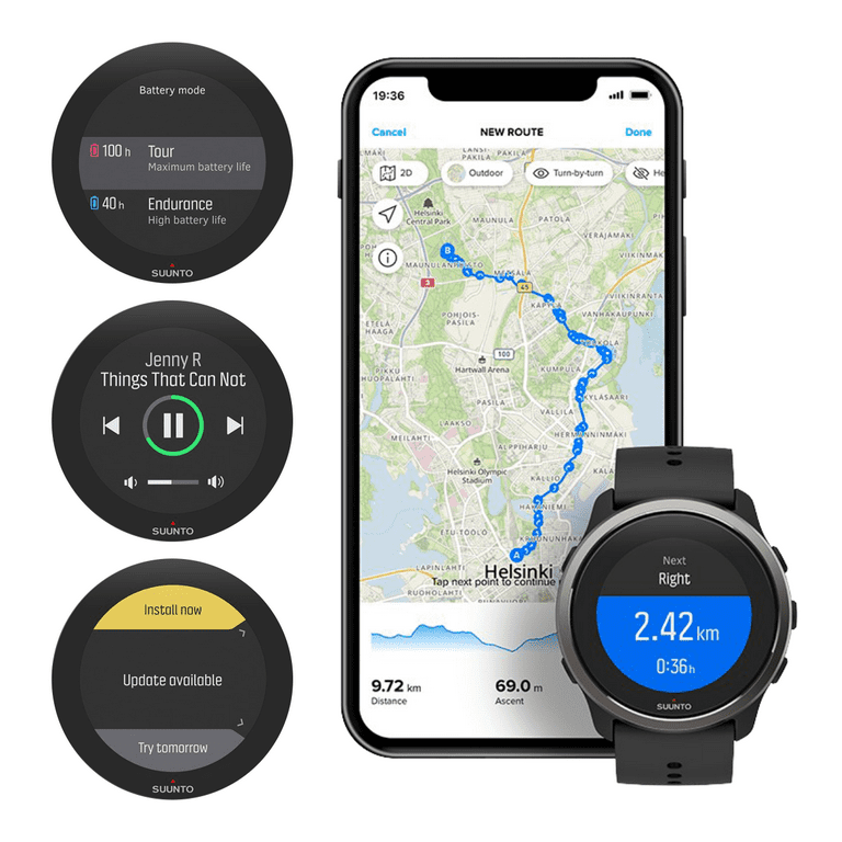 Suunto 5 Peak Watches, Black, One Size - Walmart.com Suunto 5 Peak Watches, Black, One Size - Walmart.com