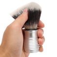 thumbnail image 4 of Men Shaving Brush, Shaving Brush Curved Handle Convenient Practical Quick Drying  For Travel For Salon, 4 of 8