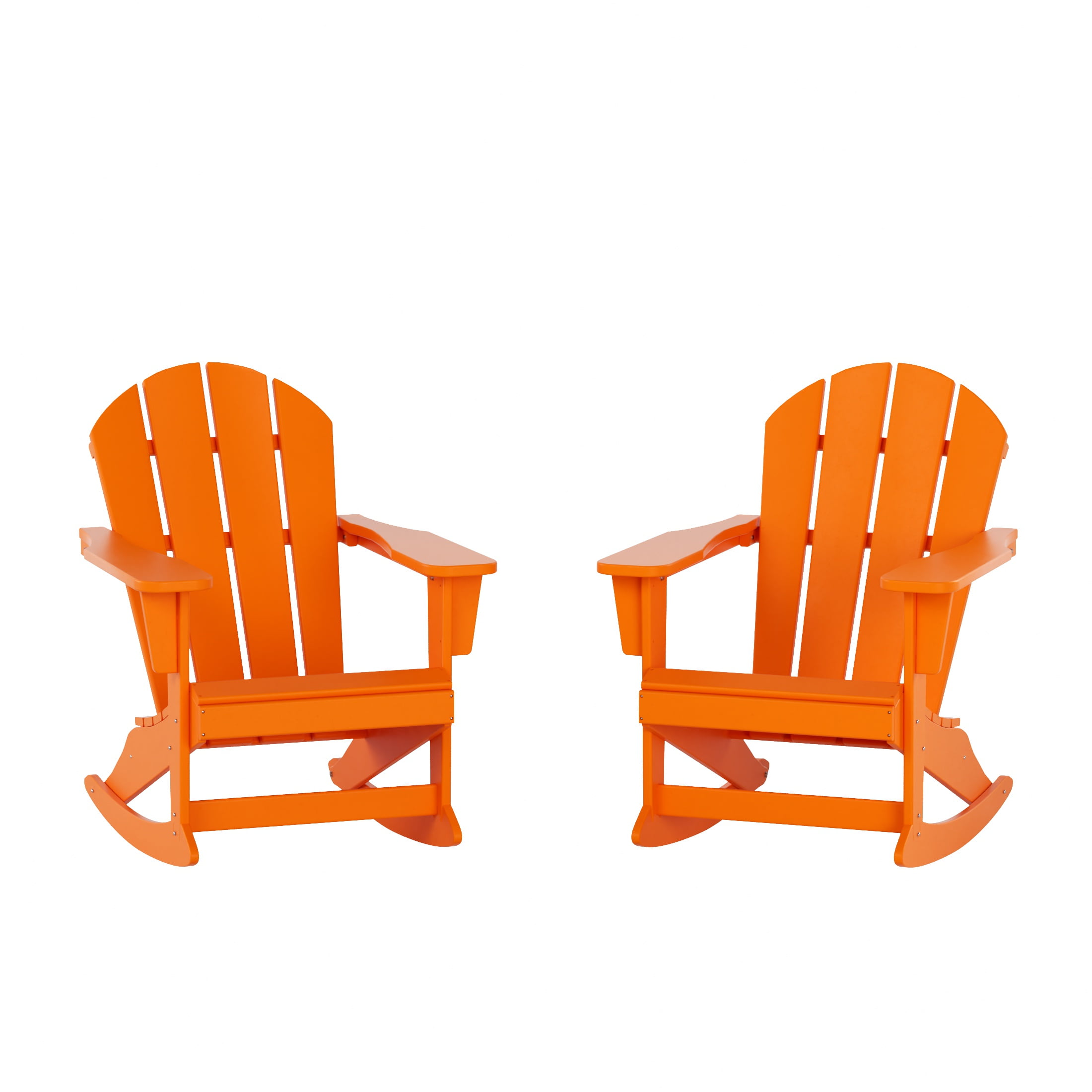 Westintrends Malibu Outdoor Rocking Chair Set of 2, All Weather