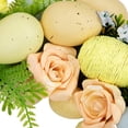thumbnail image 6 of Northlight Roses and Easter Eggs Small Artificial Spring Wreath - 15", 6 of 7