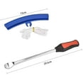thumbnail image 2 of Tire Lever Tire, Tire Spoon Tire Lever Tire Spoons Lever Iron Tool Kits 3pcs Tire Lever Lever Tool + 3pcs Wheel Rim Protectors Tool Kit For Motorcycle Bike Tires, 2 of 7