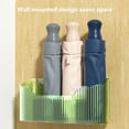 thumbnail image 4 of Wall-Mounted Umbrella Drying Rack, No-Drill Bathroom Organizer for Wet Rain Gear, Compact and Durable, 4 of 9