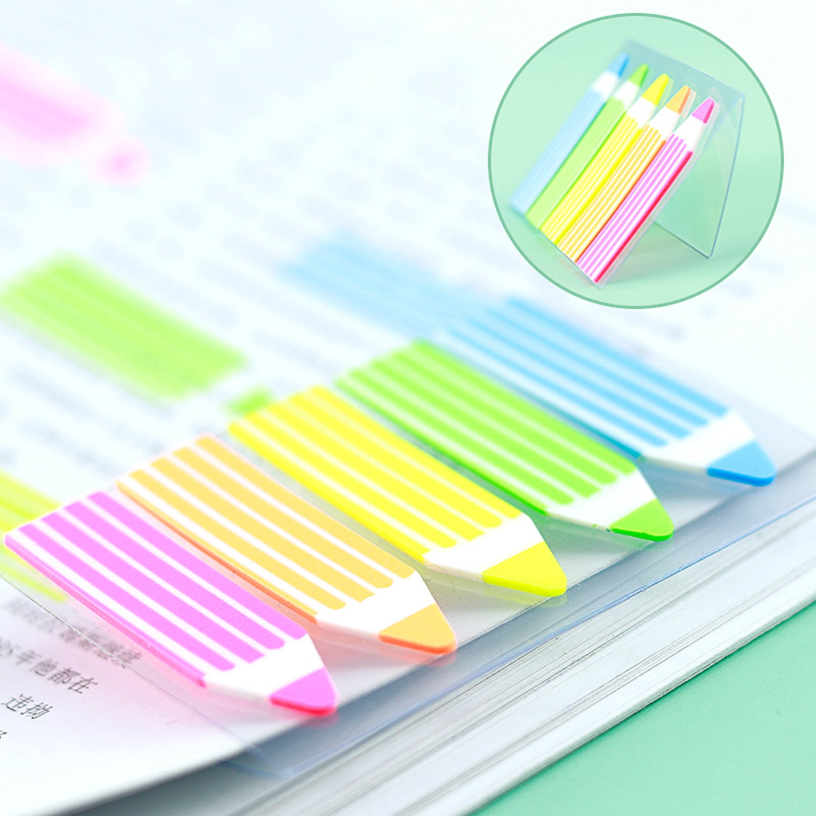Buy TONKBEEY 100Pcs Sticky Index Labels Index Arrows Bookmarks Stickers ...