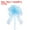 Light Blue 4", variant on Uxcell Organza Large Pull Bow Gift Wrapping Bows Ribbon Chiffon Yarn for Wedding Basket Presents Christmas Rose Red 6"