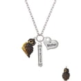 thumbnail image 2 of Delight Jewelry Resin Sitting Owl Always My Mother Bar Zoe Necklace, 2 of 4