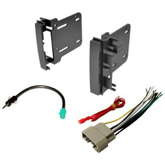 American Terminal 2007-2014 Chrysler/Dodge/Jeep/VW/ Mitsubishi Kit Harness Antenna<br/>Car Radio Stereo 2din Dash Kit Panel Wire Harness Antenna Adapter For 2007  Chrysler Dodge Jeep