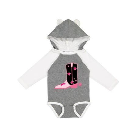 

Inktastic Cute Western Cowboy Boot Gift Baby Girl Long Sleeve Bodysuit