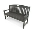 thumbnail image 1 of POLYWOOD Nautical Plastic Garden Bench, 1 of 7